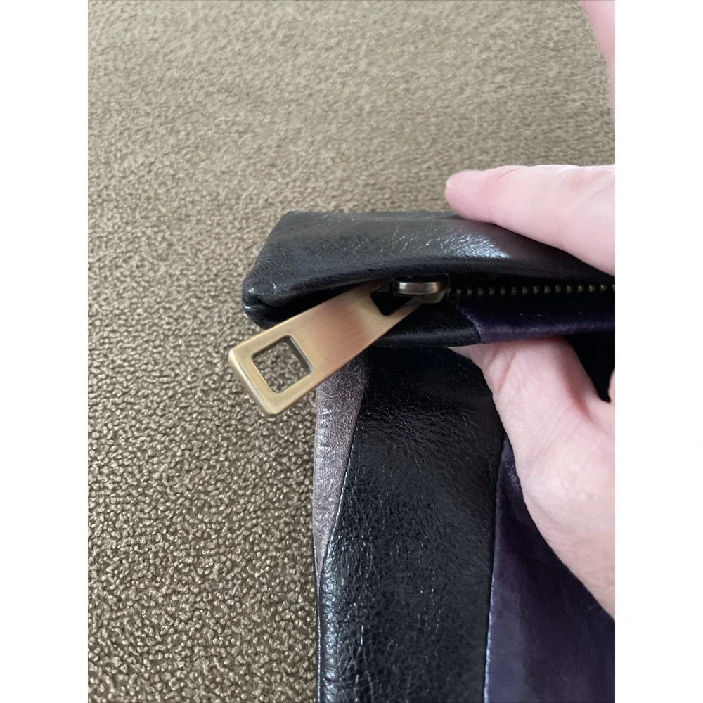 Steven by Steve Madden Multi Color Leather Envelope Clutch Pouch (TD)